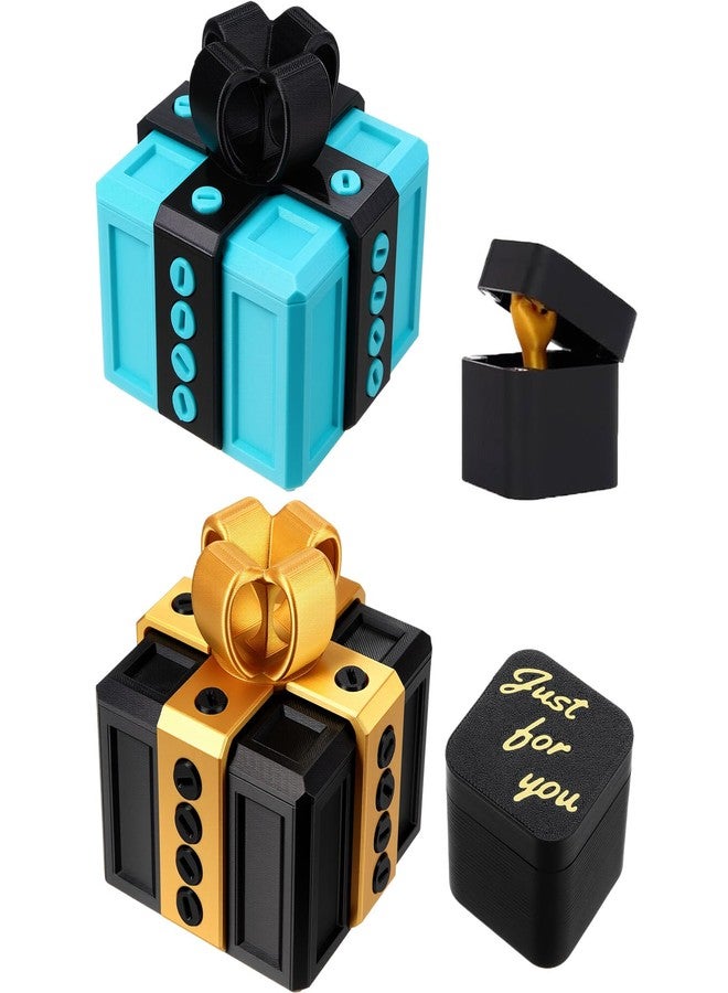 Novabright 2 Pack Annoying Present Box with Finger Annoying Gift Box with Screws Gifts Prank Boxes Novelty Hilarious Money Card Container for Christmas Birthday Wrapping - Image 1